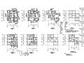 三层现代别墅框架结构施工图（CAD）