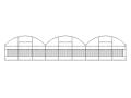连栋大棚温室建筑方案图纸CAD