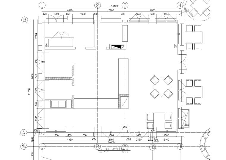 昆明餐厅施工图CAD资料下载-[昆明]古滇欢乐世界营地面馆餐厅设计施工图