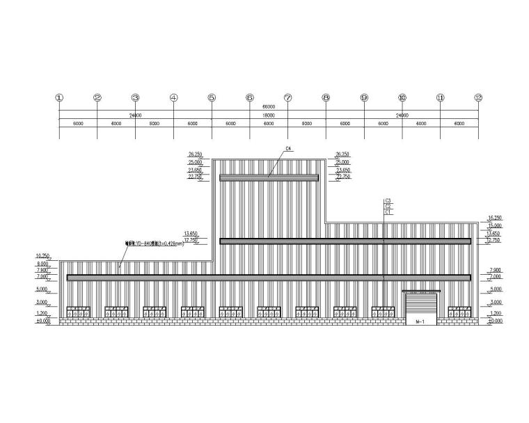 多层医院钢结构施工图资料下载-某多层钢结构厂房设计施工图（CAD）