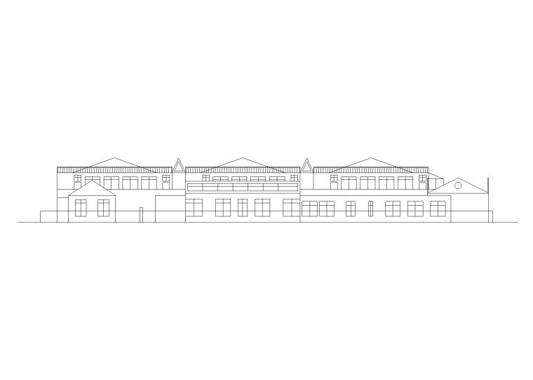 2层幼儿园设计方案资料下载-二层幼儿园建筑设计方案图（CAD）