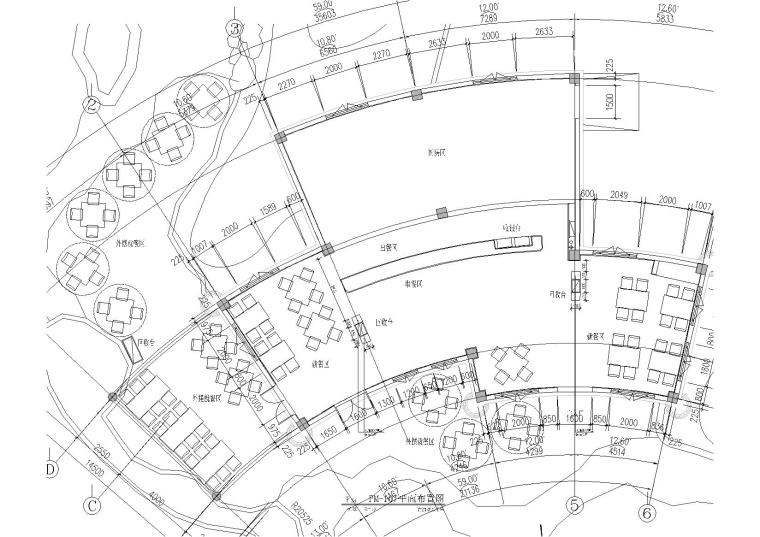 室内设计施工图施工大样资料下载-[昆明]古滇欢乐世界雨淋餐厅室内设计施工图