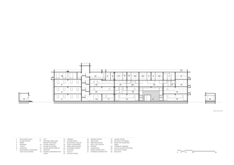 印度Eklavya基金会建筑-07_AA_SECTION