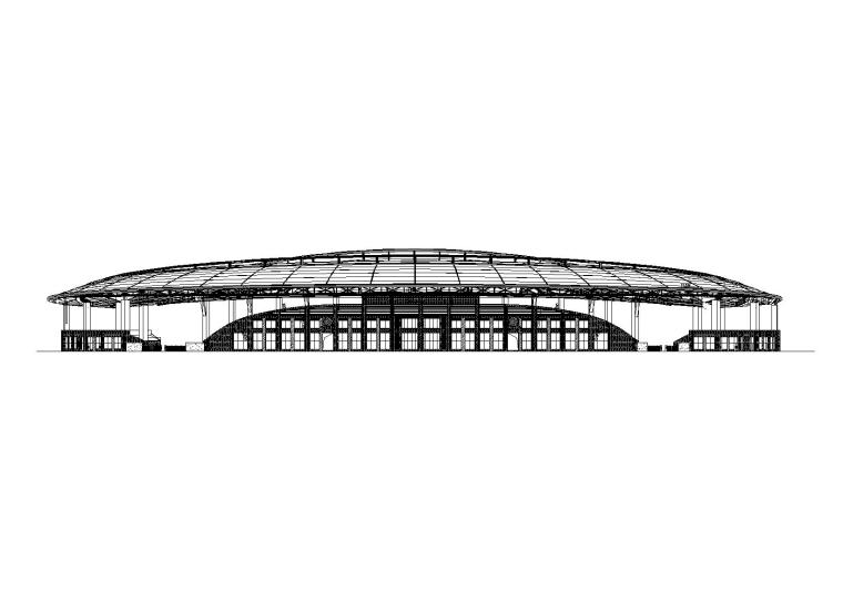 体育场平面施工图资料下载-修文县体育场建筑设计施工图(含招标文件)