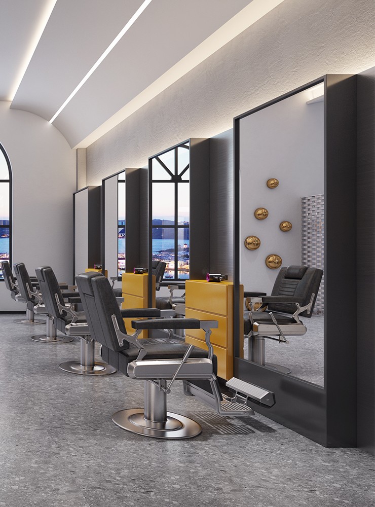 重庆美发官美发店-休闲娱乐类装修案例-筑龙室内设计论坛