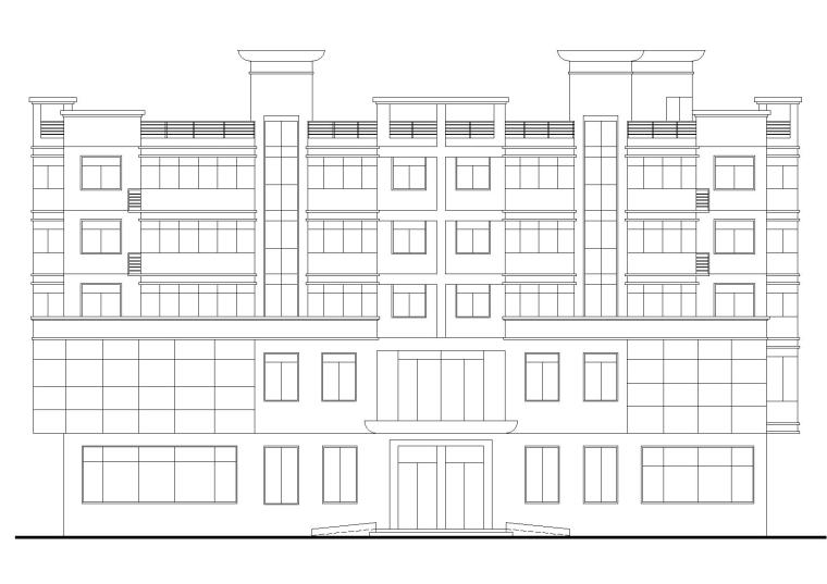 小型综合楼模型资料下载-[浙江]水南村老人文化活动综合楼建筑施工图