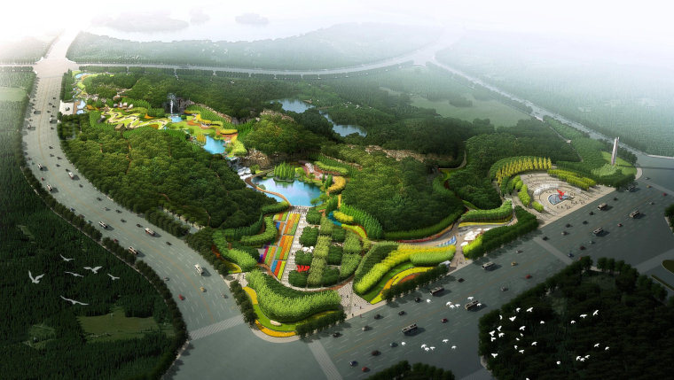 生态修复景观小区资料下载-[江苏]棕地生态修复公园景观设计方案