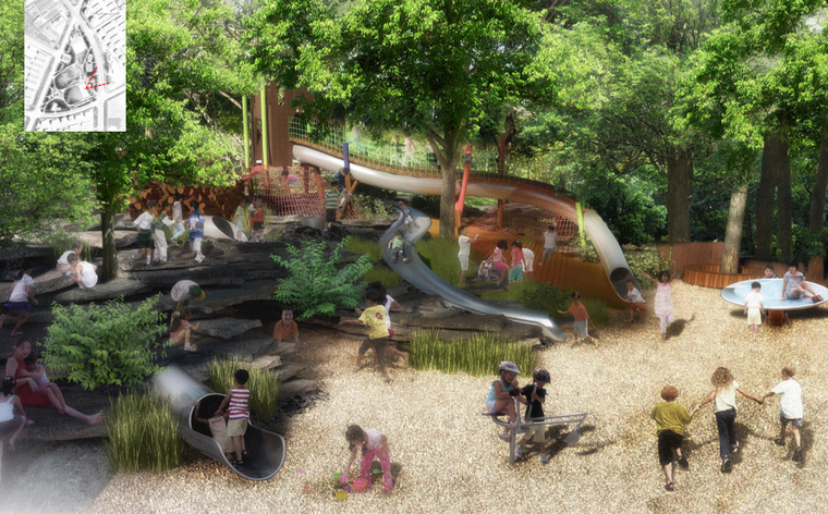 [天津]城市生态中央公园科普展示区景观设计