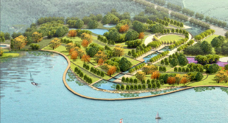 景区生态设计案例资料下载-[浙江]湖州自然风貌生态景区景观规划设计