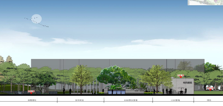 [广东]中山高档人文居住区景观设计方案-售楼处立面图