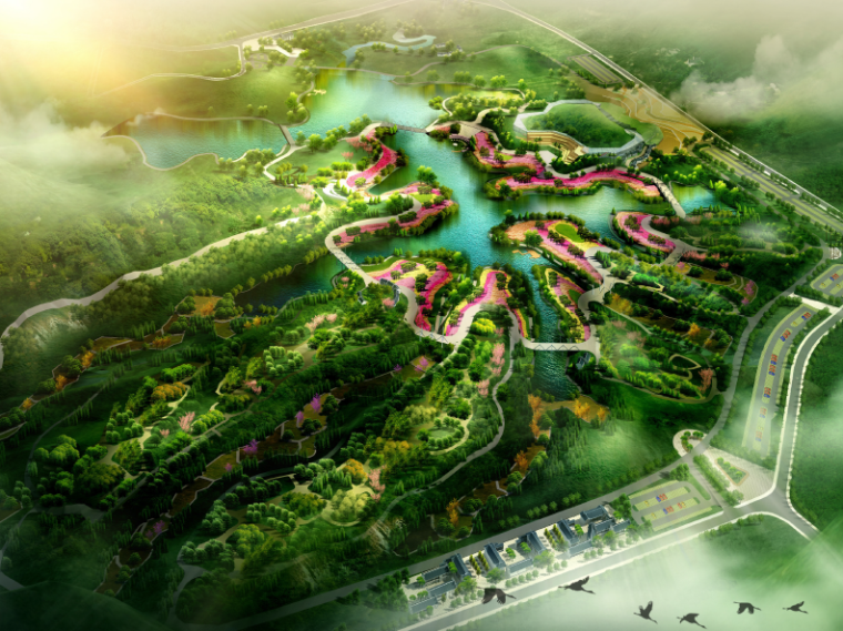 规划园林分析资料下载-[重庆]国际园林博览会规划设计方案