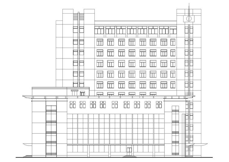 医院急诊楼工程施工图资料下载-某医院急诊楼建筑工程项目设计​施工图