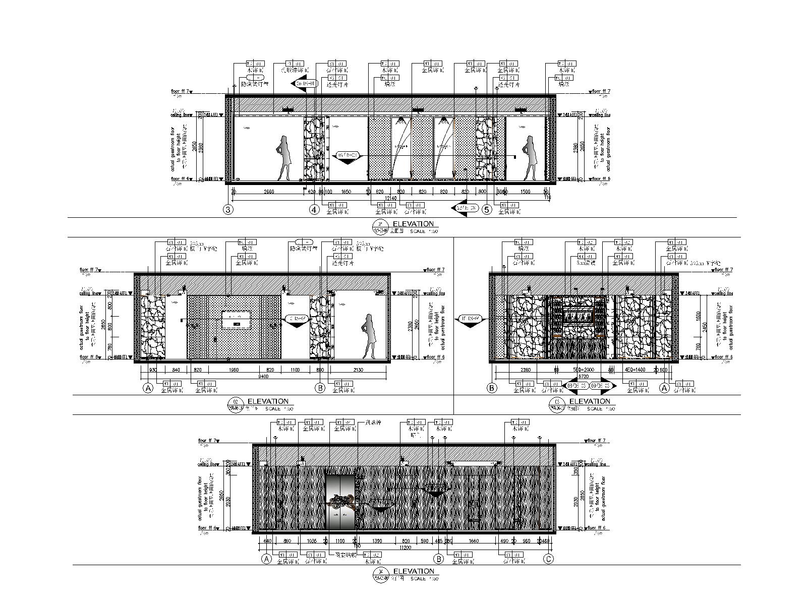 温州和平整形医院CAD施工图，医院CAD图纸下载 - 草图大师模型