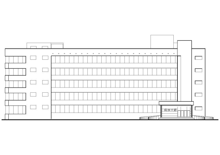 建筑项目工程施工图纸资料下载-某精神病疗养院建筑工程项目施工图