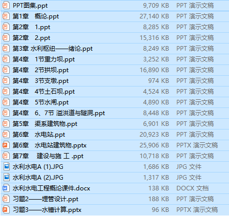工程造价概论课件资料下载-18套水利水电工程概论课件