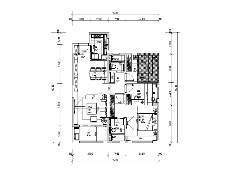 2020年深圳强化设计住宅标准化户型库_36个-2020年深圳强化设计住宅标准化户型库2