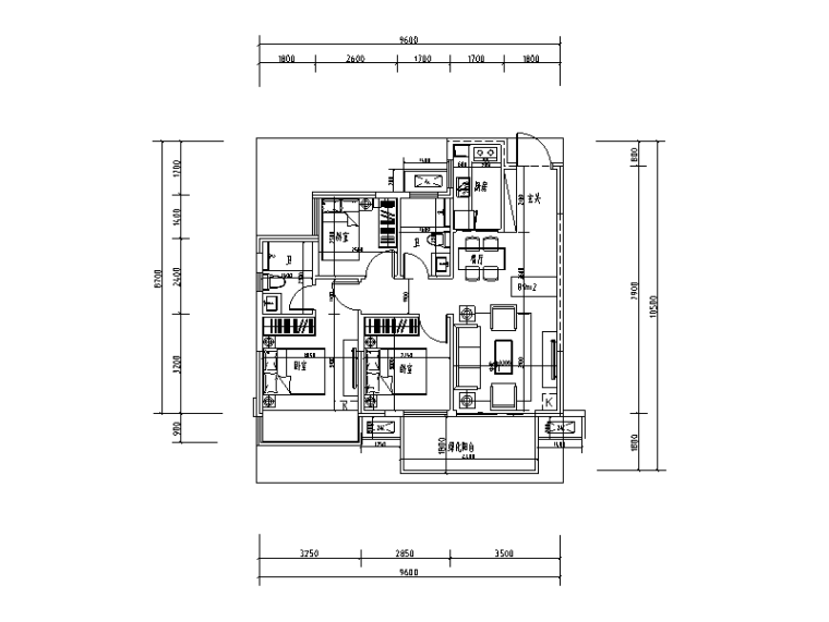 住宅户型设计标准化资料下载-2020年深圳强化设计住宅标准化户型库_36个