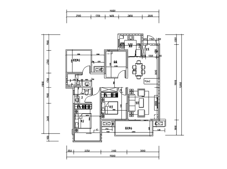 2020年深圳强化设计住宅标准化户型库_36个-2020年深圳强化设计住宅标准化户型库3