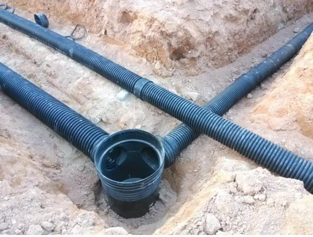 提高酒店别墅群室外排水成品检查井一次安装