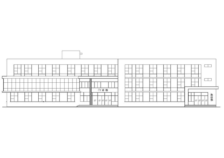 建筑工程设计技术措施结构资料下载-某县级市医院独立门诊楼建筑工程设计施工图