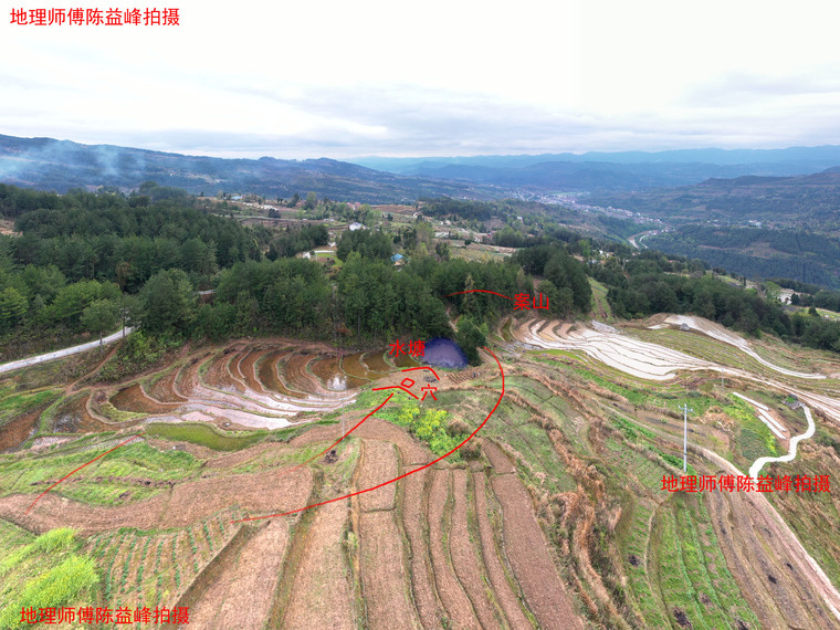 [资料]仙人洗脚,陈益峰寻龙点穴作品