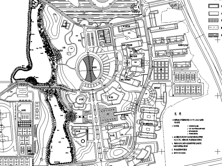 大学新校区总图详细规划设计（CAD）-大学新校区总图详细规划设计5