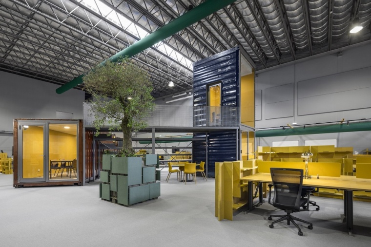 创新中心建筑资料下载-Spectris创新中心，仓库里的创意办公空间！