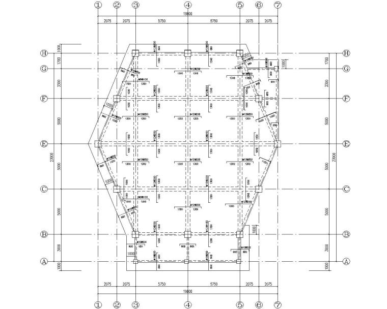 阶梯教室楼梯板资料下载-某中学综合阶梯教室结构施工图（CAD）