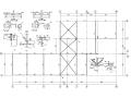 双跨局部二层钢结构厂房结构施工图（CAD）