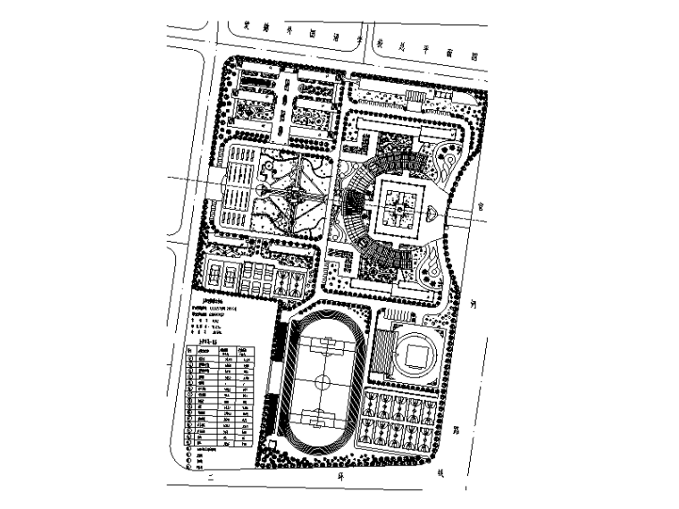 学校cad平面图教程资料下载-11套中学校园校区规划总平面图设计（CAD）