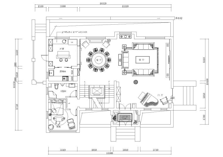 三层住宅房建筑施工图资料下载-[上海]顾先生三层四居室别墅样板房施工图