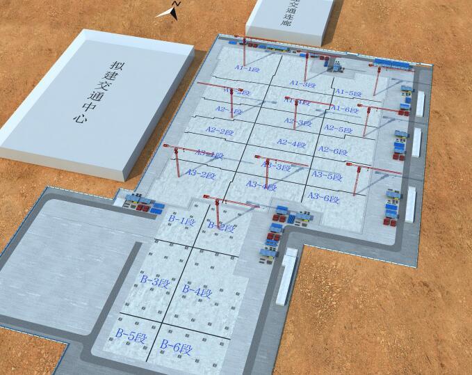 知名大桥项目BIM技术应用方案（18页）-地下室封顶