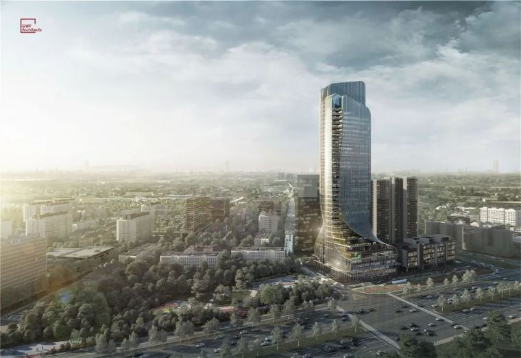 高层筒体公寓资料下载-GWP公开‘​广州丰盛101高层综合体’方案