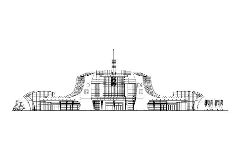 小型剧院设计方案资料下载-某小型综合客运站设计方案_CAD