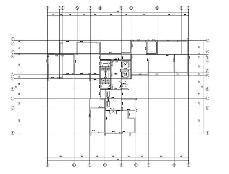 户型平面图160资料下载-现代风格保利户型产品标准化160㎡户型图