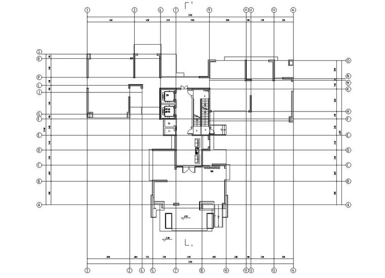 新古典风格保利户型资料下载-新古典风格保利户型产品标准化140㎡户型图