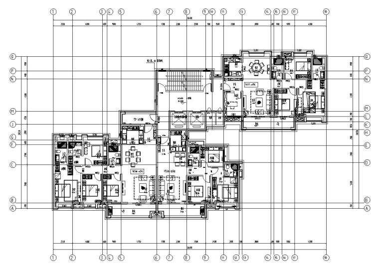140平住宅户型图资料下载-新古典风格保利165-115-140㎡户型图设计