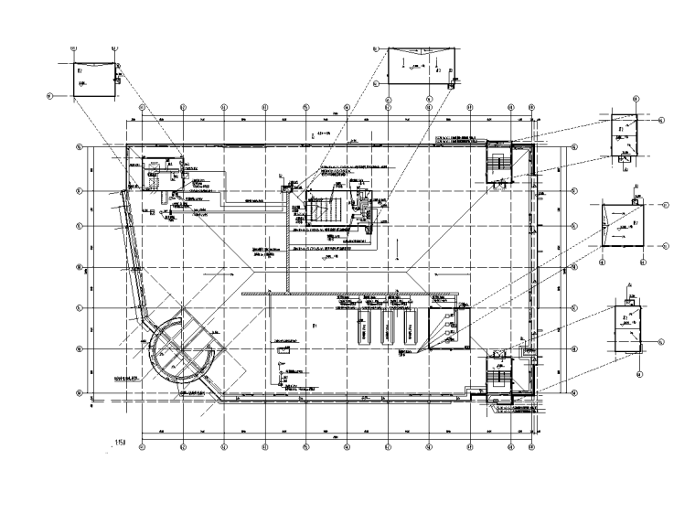 电气楼建筑图资料下载-江苏4层商业楼电气施工图（建筑结构水暖）