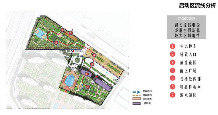 [安徽]现代风格商业综合住宅建筑方案设计-启劢区流线分枂