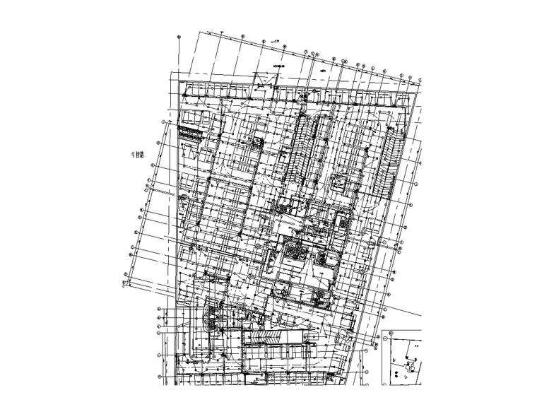 13层写字楼建筑施工图资料下载-59层甲级智能高档写字楼机电施工图