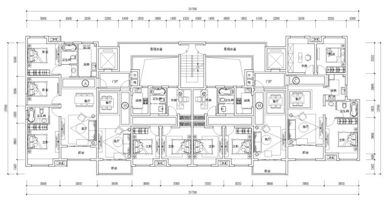 住宅标准户型设计（PDF+22页）-宝龙住宅标准户型设计 (5)