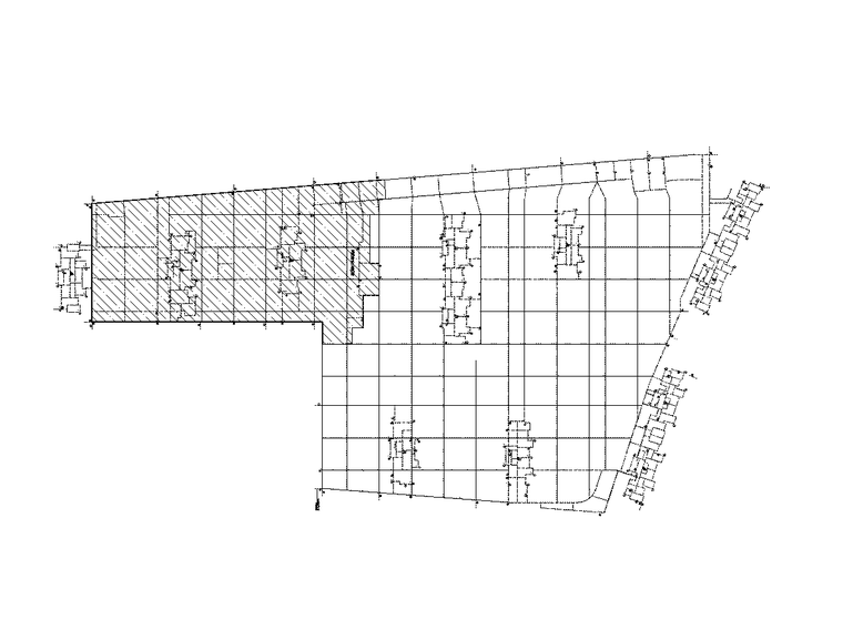 三十二层住宅楼给排水及电气施工图-接地平面图