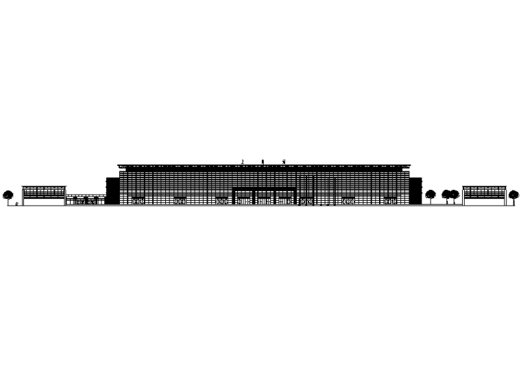 长途汽车客运站建筑设计案例资料下载-上海长途汽车客运总站设计建筑方案图