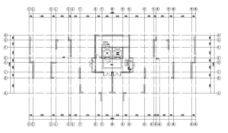 两室三厅户型图资料下载-现代风格保利户型210㎡户型图设计