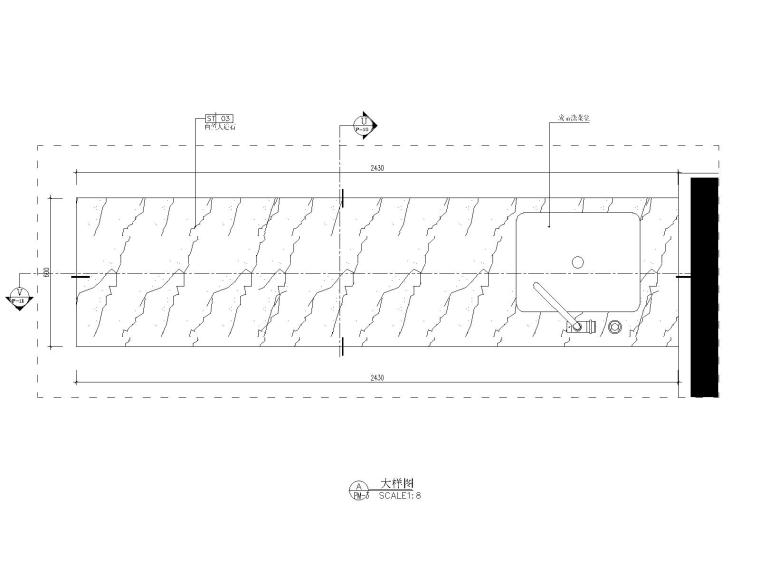 丽景紫园A户型现代风格施工图设计-07大样图