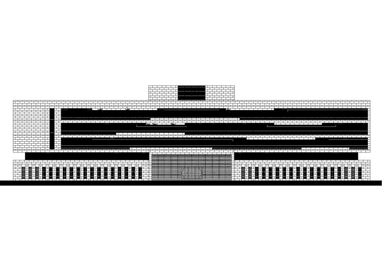 合肥小区施工图资料下载-​[安徽]合肥工行后台中心规划建筑施工图