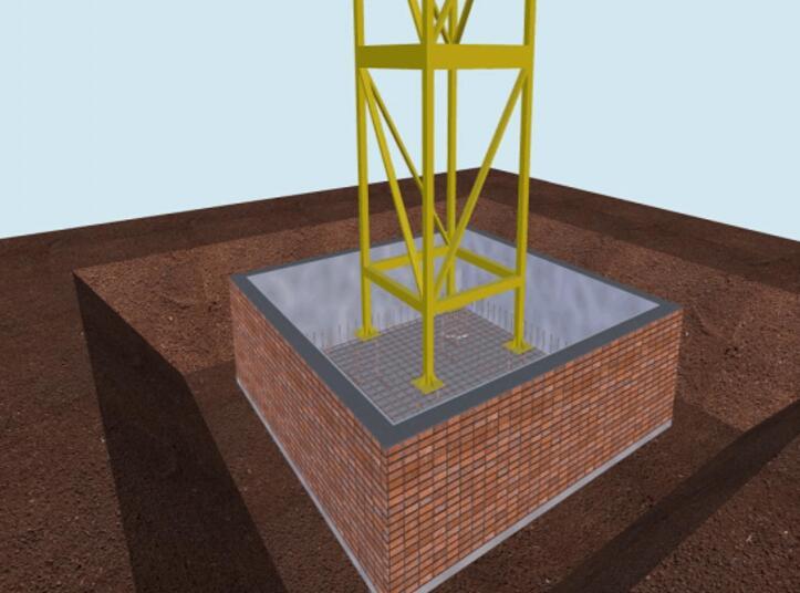 塔吊基础土方开挖施工方案资料下载-BIM三维可视化塔吊定位及基础施工方案