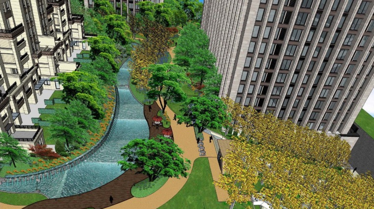 现代居住区入口大门模型资料下载-[重庆]现代简洁风格居住区景观概念设计方案