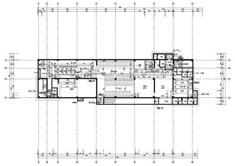 ​[江苏]昆山移动综合业务大楼建筑工程图纸-地下一层平面图