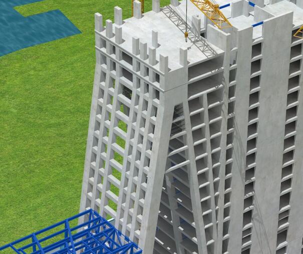 塔楼钢结构施工